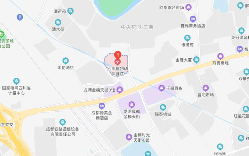 四川省妇女儿童医院地理位置