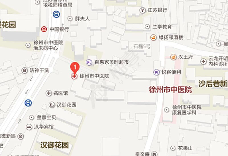 南京中医药大学附属医院地理位置