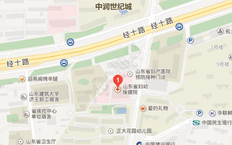 山东省妇产医院地址位置