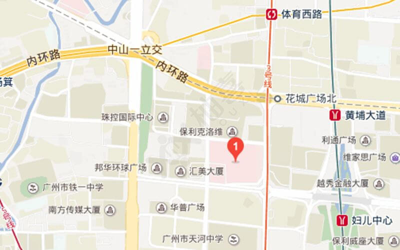 广州妇儿医疗中心地理位置