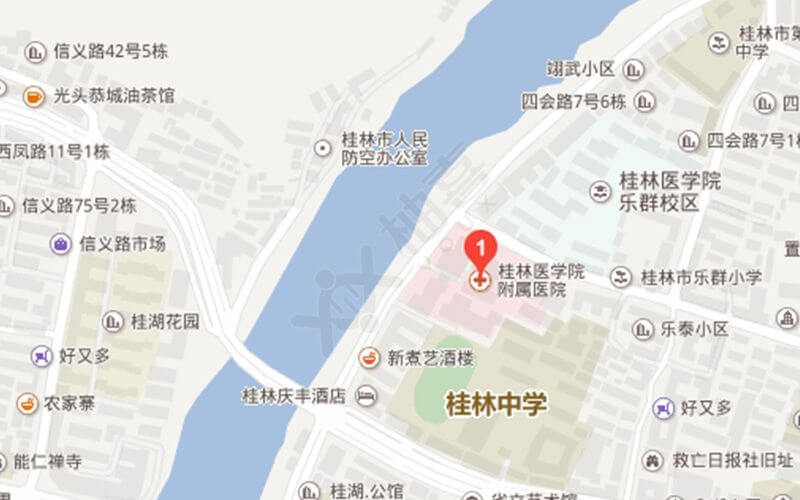 桂林附属医院地理位置