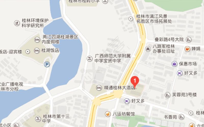 桂林市妇女儿童医院地理位置