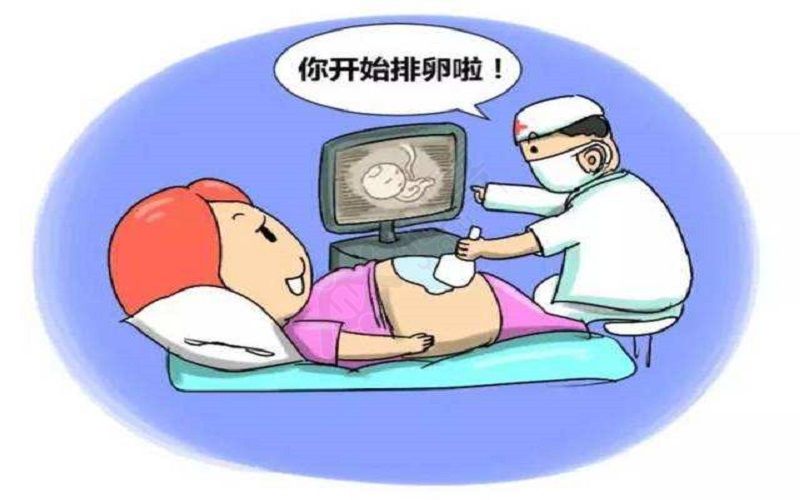 孕妇做B超检测排卵