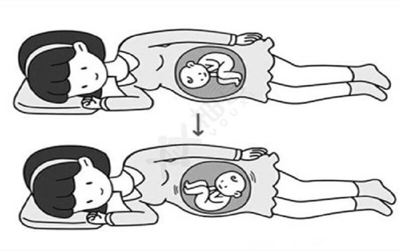 孕妇睡觉简笔画图片