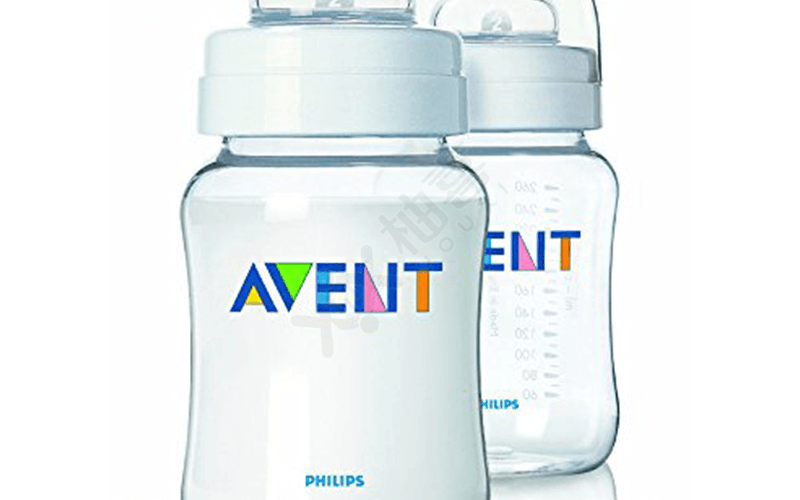 新安怡玻璃奶瓶正品和假货的字体颜色不同
