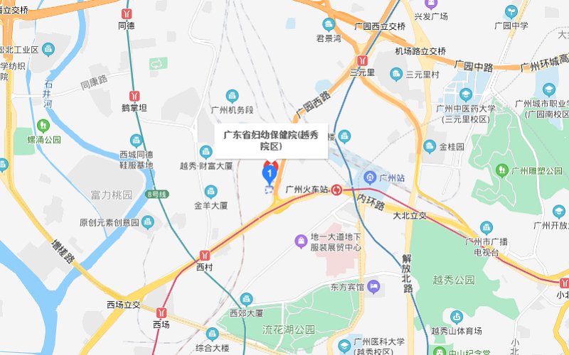 广东省妇保院的具体位置