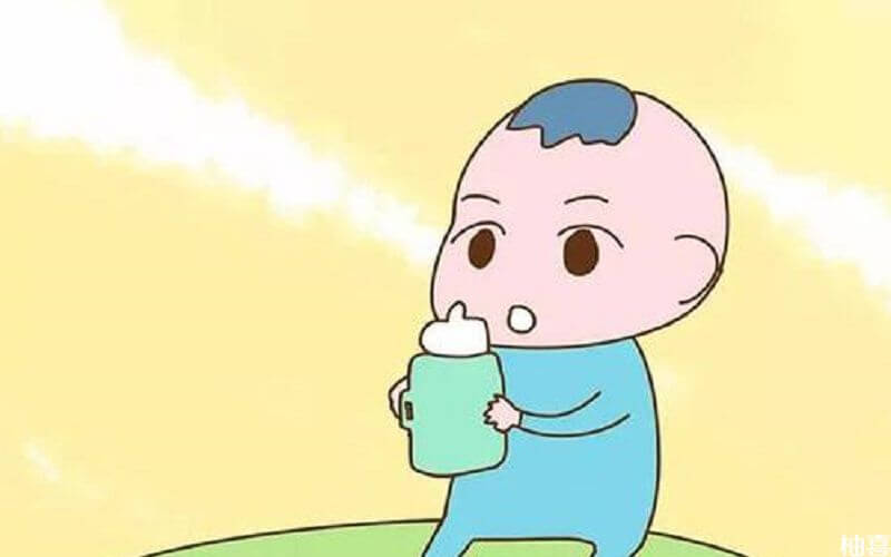 婴儿吃贝因美奶粉图