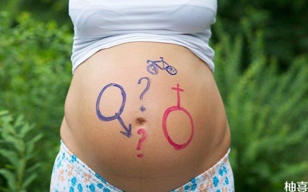 孕妇前壁下怀肚子显大是女孩吗?