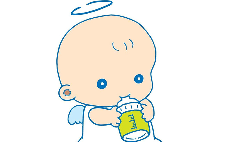 半周岁宝宝使用的正常奶瓶倒置不会滴奶