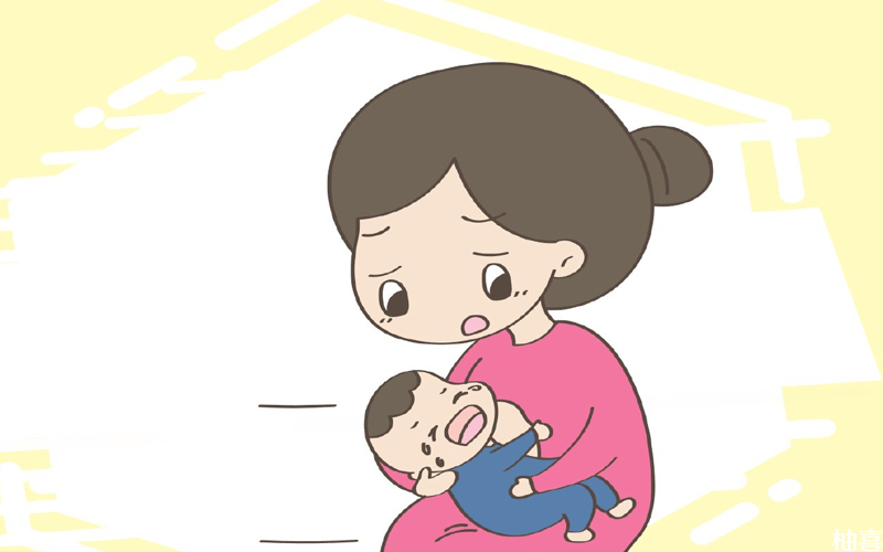 啼哭可能是婴儿吃奶过量