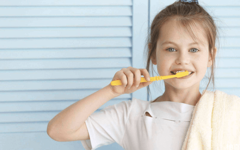 儿童刷牙有两种方法